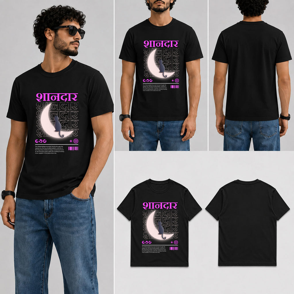 Shandaar Male Round Neck Half Sleeve T-Shirt
