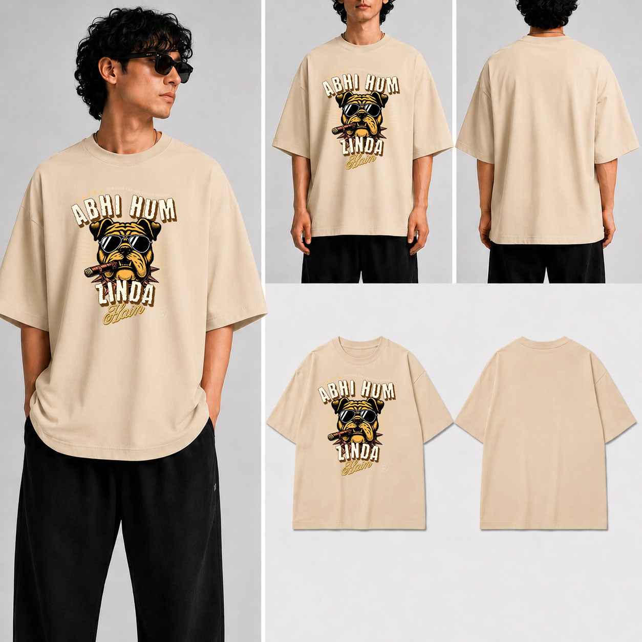 Abhi Hum Zinda Hain Unisex Oversized Standard T-Shirt for man & women
