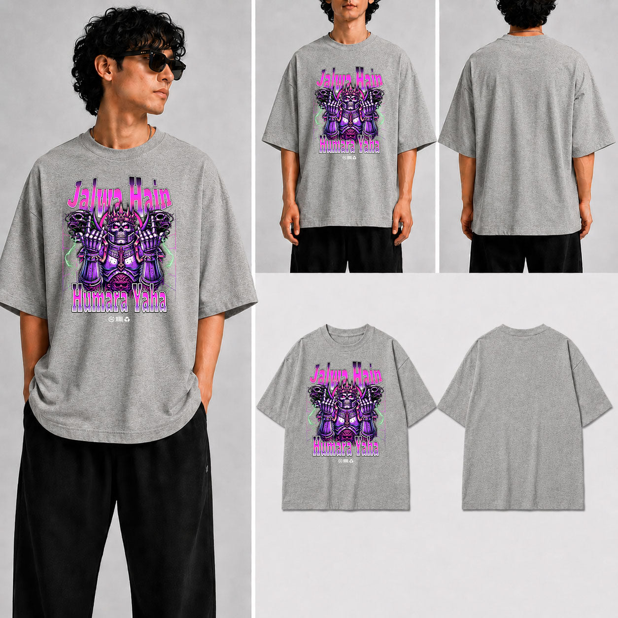 Jalwa Hain Humara Unisex Oversized Standard T-Shirt for man & women