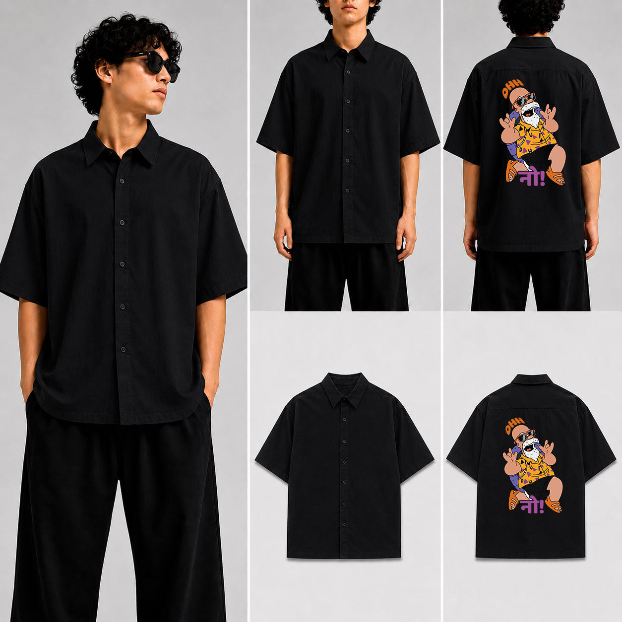 Ohh नो! Unisex Oversized Shirt for man & women