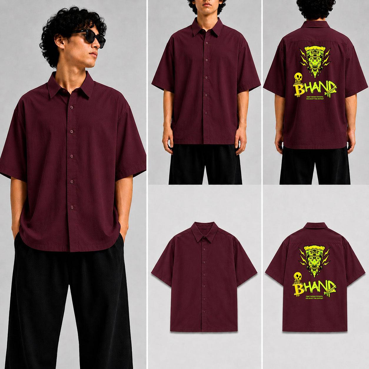 Bhand Unisex Oversized Shirt for man & women