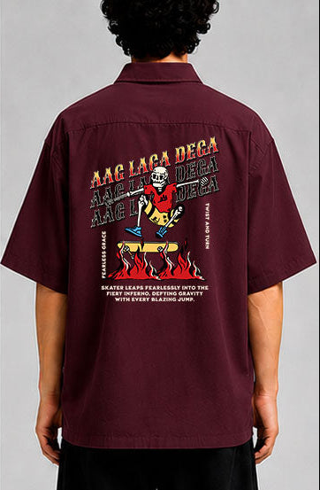 Aag Laga Dega Unisex Oversized Shirt for man & women