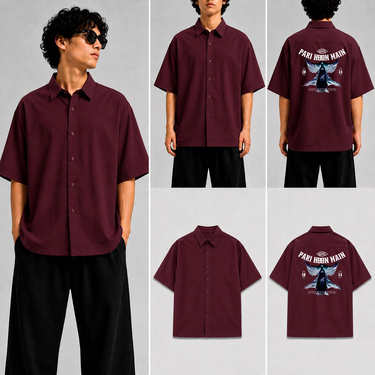 Pari Hoon Main Unisex Oversized Shirt for man & women