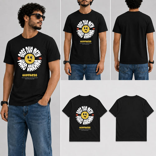 BASS DUA MEIN YAAD RAKHNA Male Round Neck Half Sleeve T-Shirt