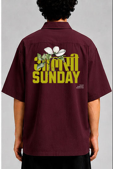 ALSHI SUNDAY Unisex Oversized Shirt for man & women
