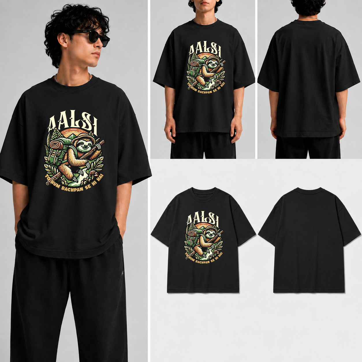 AALSI Unisex Oversized Standard T-Shirt for man & women