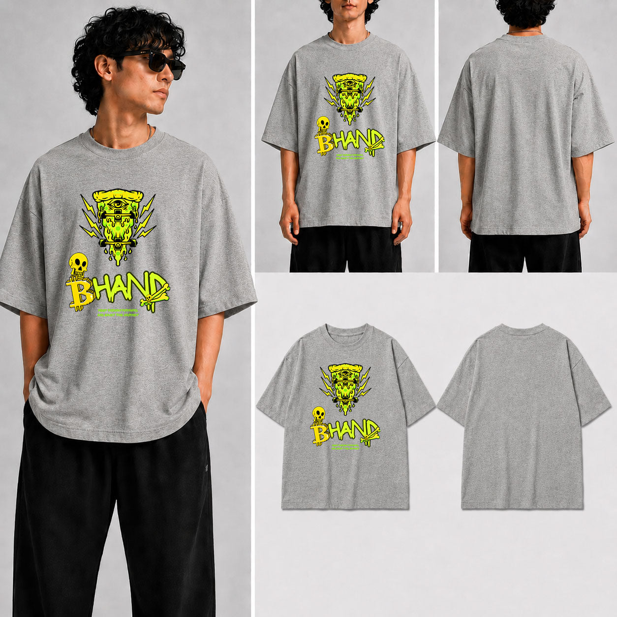 Bhand Unisex Oversized Standard T-Shirt for man & women