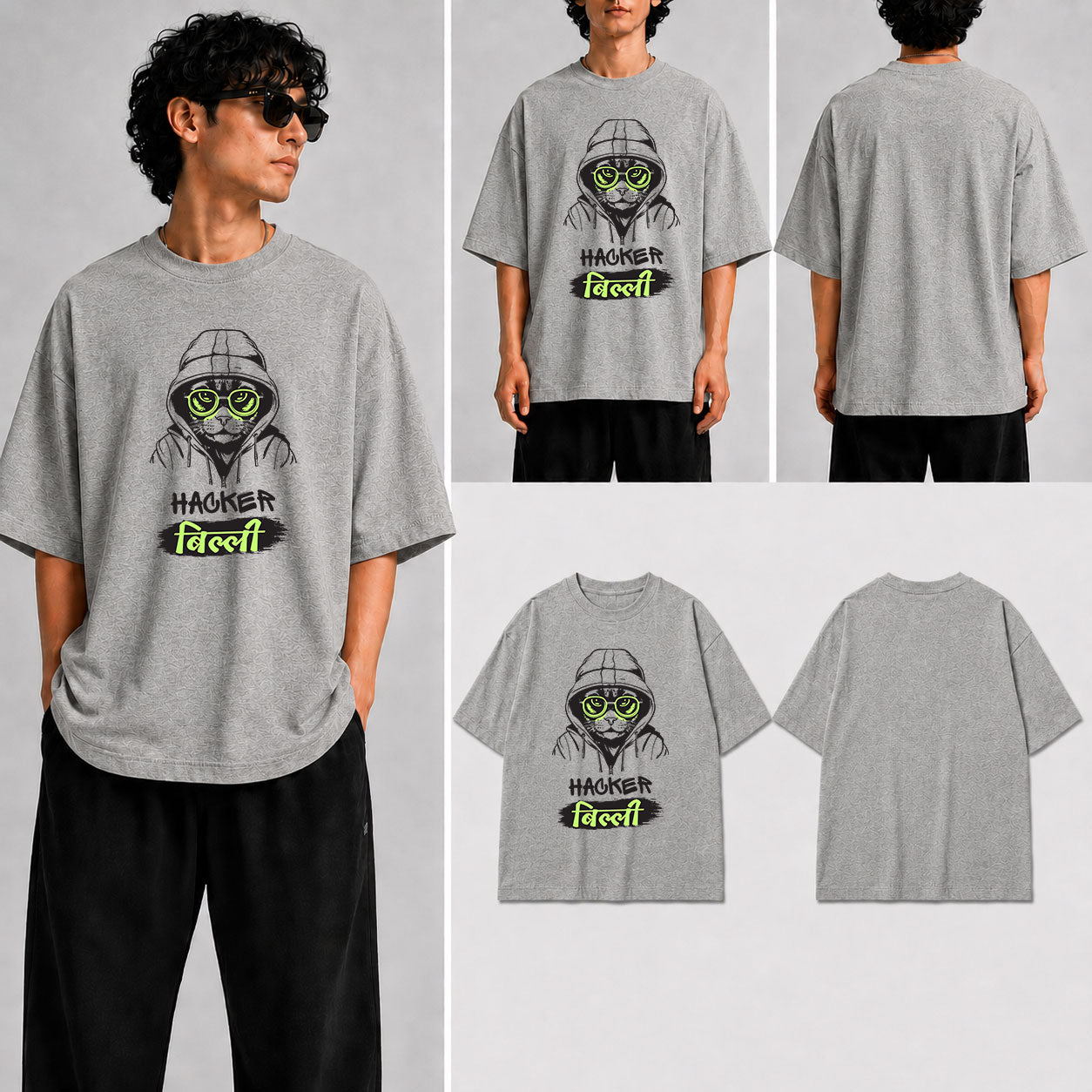 HACKER BILLI  Unisex Oversized Standard T-Shirt for man & women