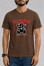 Khushiya Male Round Neck Half Sleeve T-Shirt
