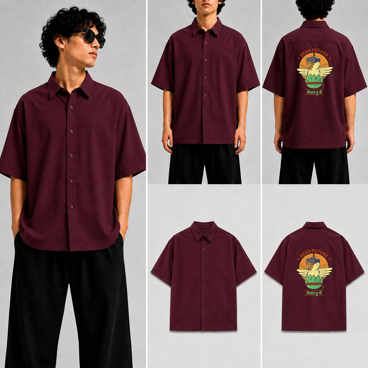 Dear Future Unisex Oversized Shirt for man & women