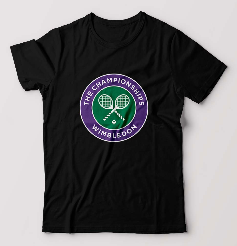 wimbledon Male Round Neck Half Sleeve T-Shirt