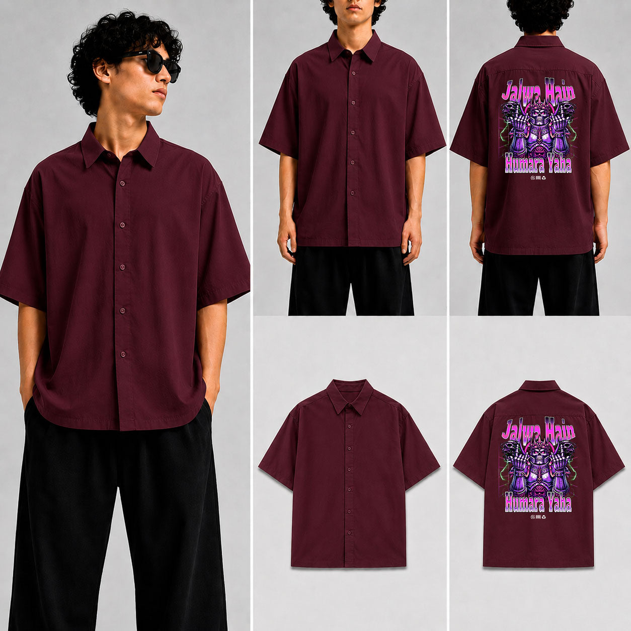 Jalwa Hain Humara Unisex Oversized Shirt for man & women