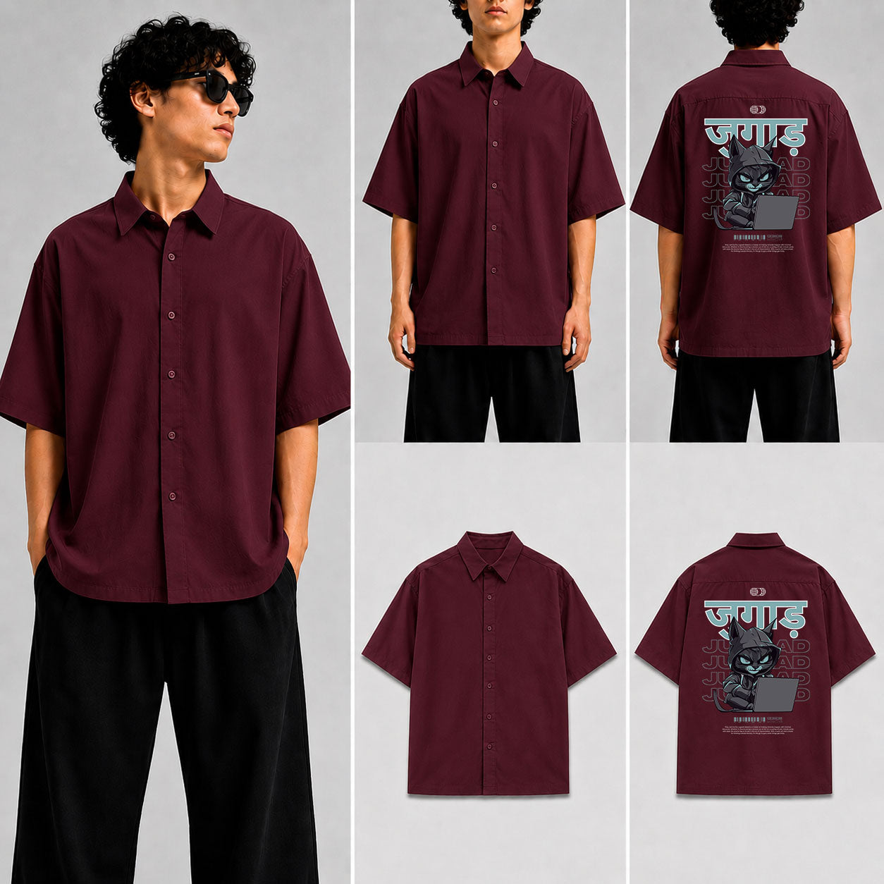 Jugaad Unisex Oversized Shirt for man & women