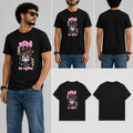 ANIME AND MUSIC Male Round Neck Half Sleeve T-Shirt
