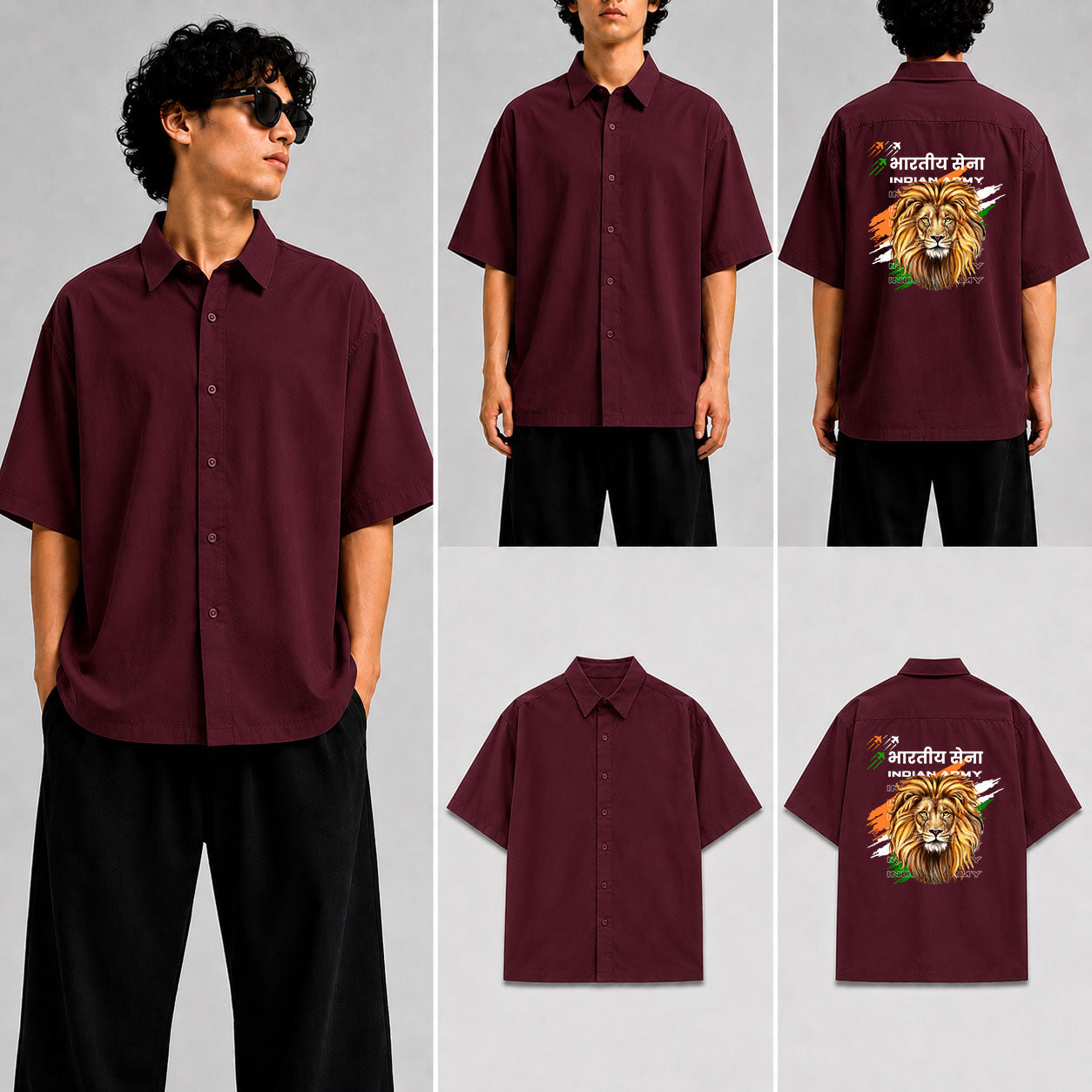 Bharatiya Sena Unisex Oversized Shirt for man & women
