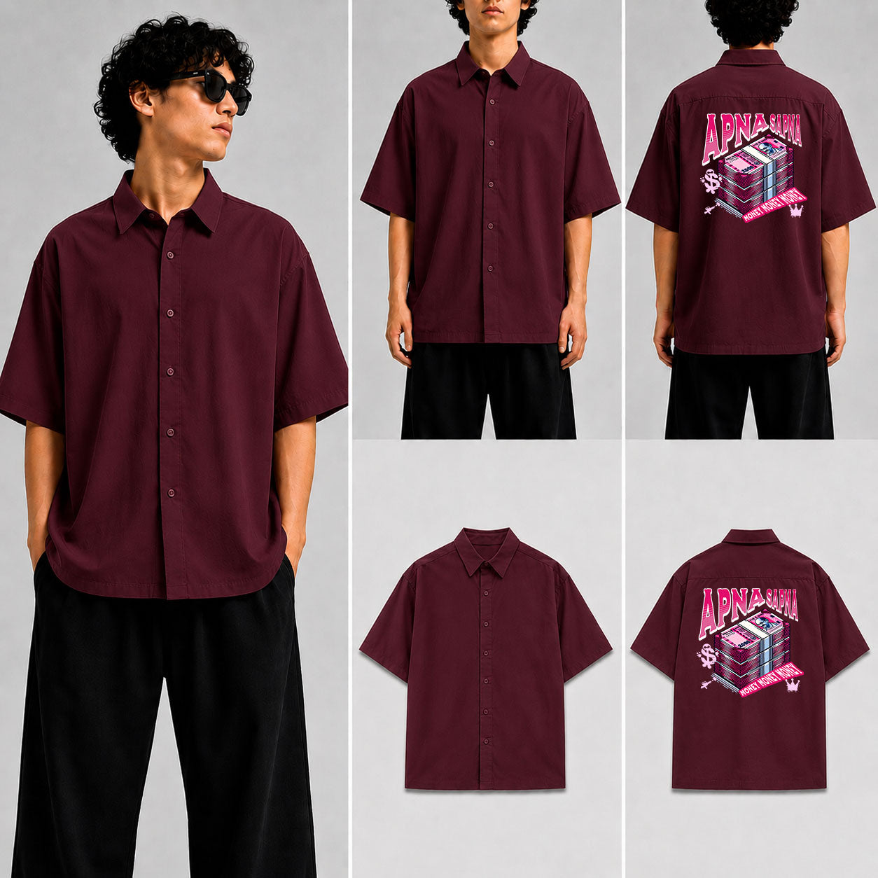 Apna Sapna Unisex Oversized Shirt for man & women