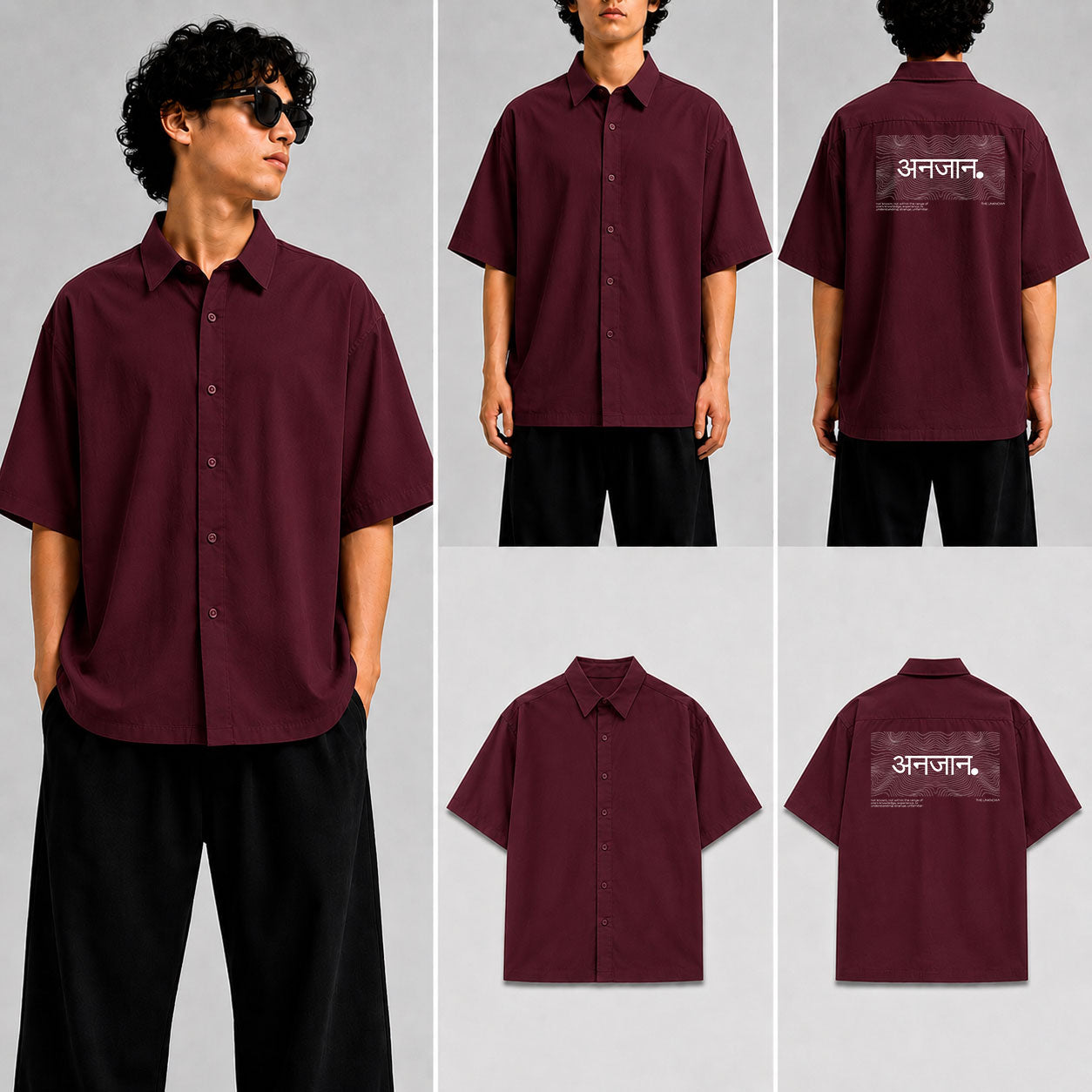 Anjaan Unisex Oversized Shirt for man & women
