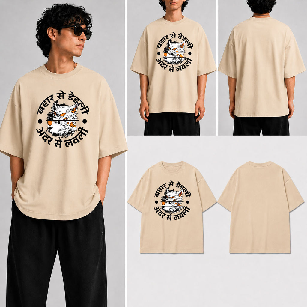 Bahar Se Deadly Unisex Oversized Standard T-Shirt for man & women
