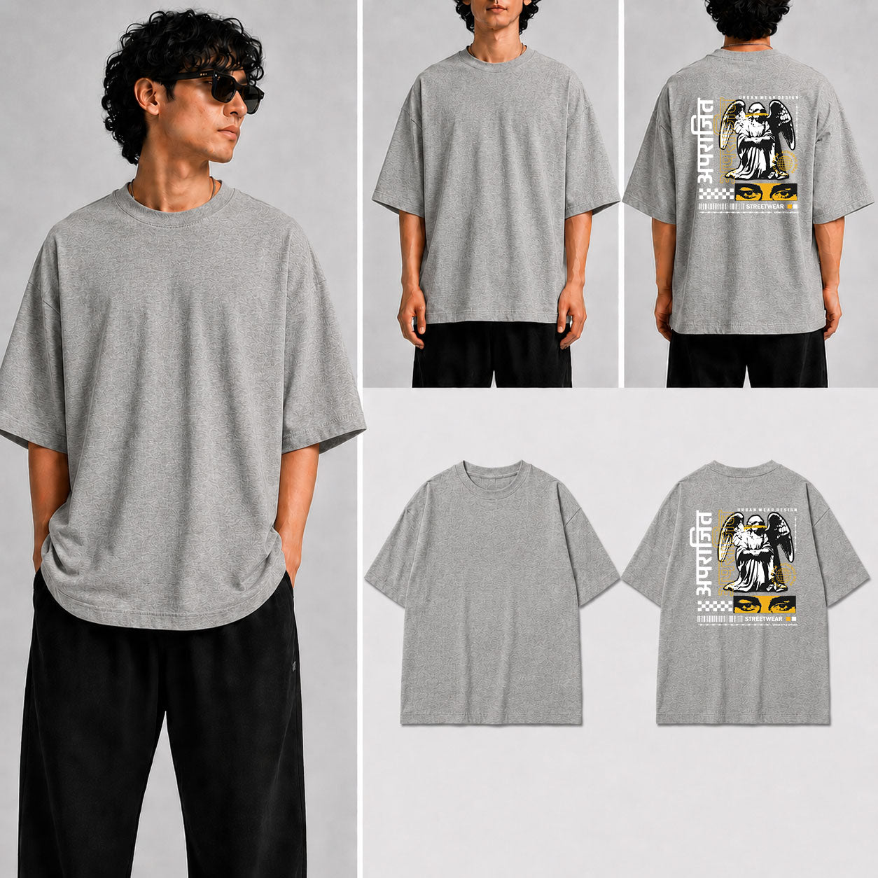 अपराजित Unisex Oversized Standard T-Shirt for man & women