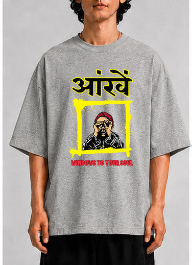 Aankhen Unisex Oversized Standard T-Shirt for man & women