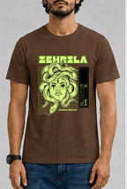 Zehrila Male Round Neck Half Sleeve T-Shirt