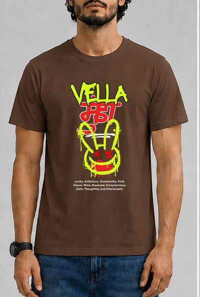 Vella Munda Male Round Neck Half Sleeve T-Shirt