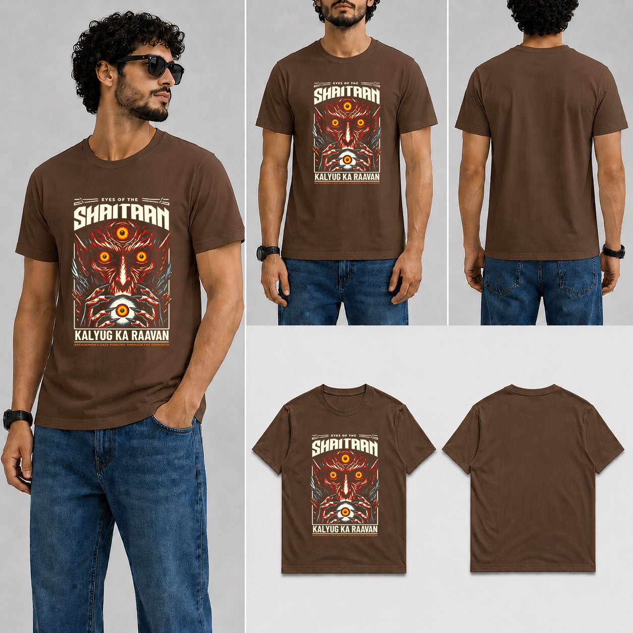 Shaitaan Male Round Neck Half Sleeve T-Shirt