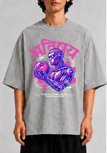 BHABISHYA Unisex Oversized Standard T-Shirt for man & women