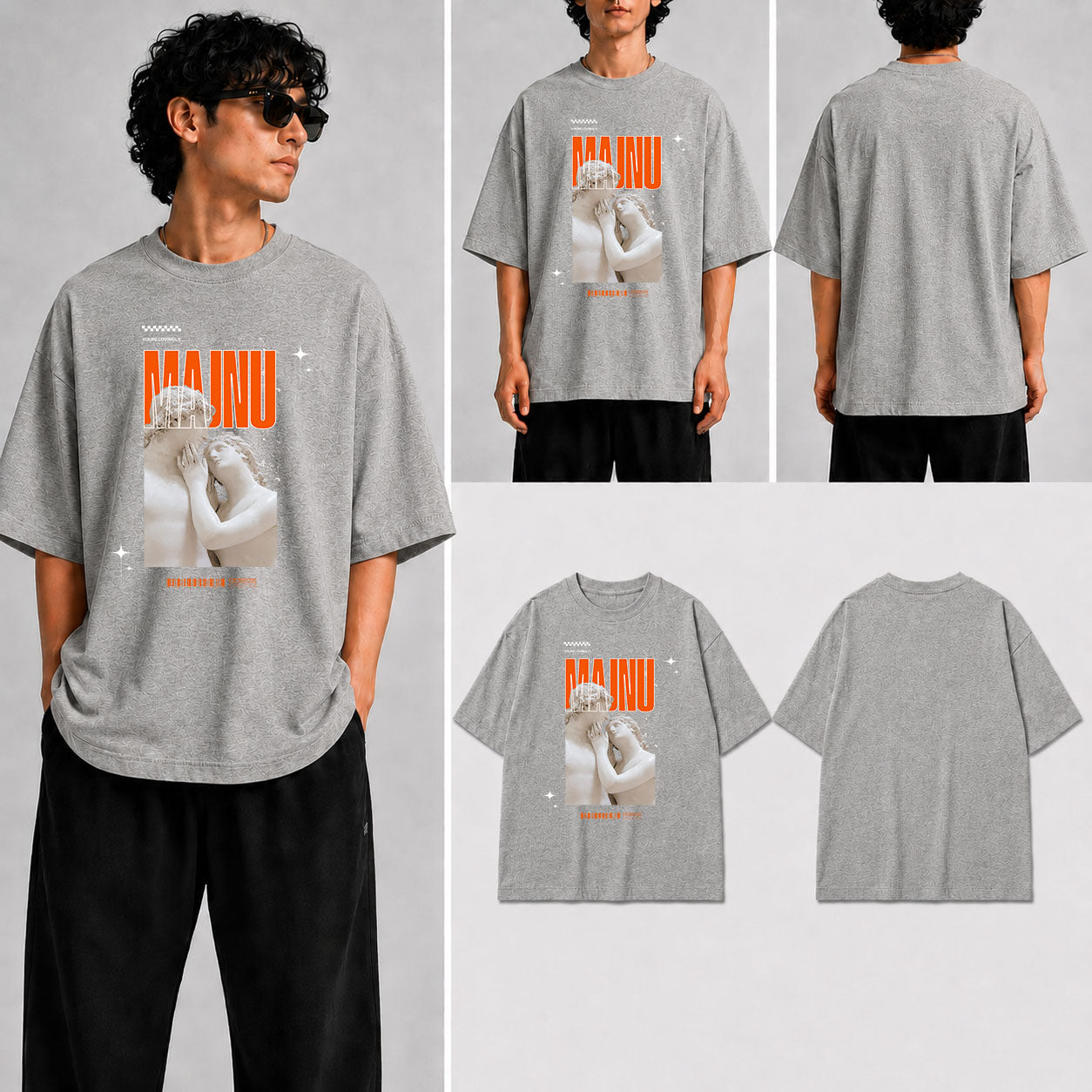 Majnu Unisex Oversized Standard T-Shirt for man & women
