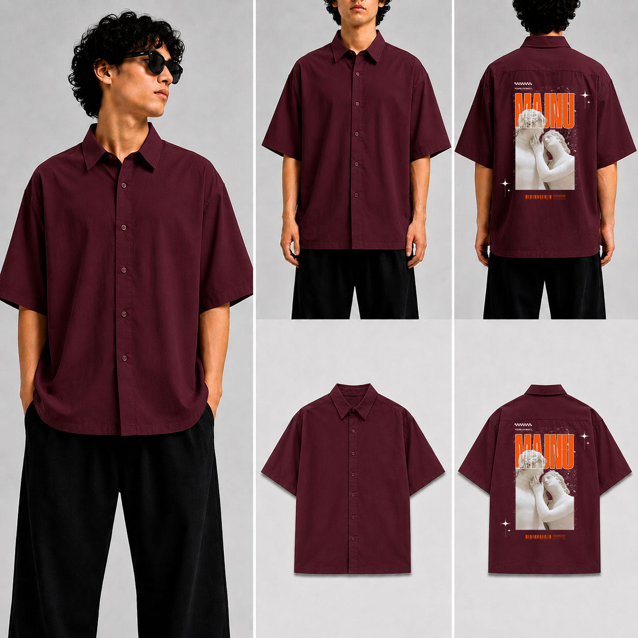 Majnu Unisex Oversized Shirt for man & women