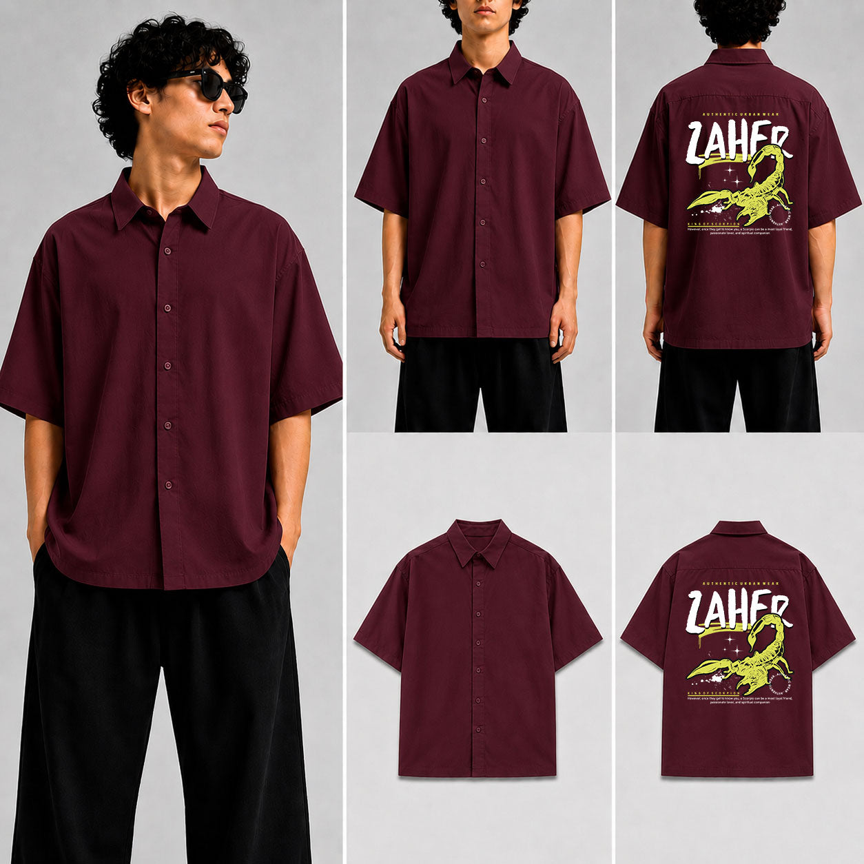 Zaher Unisex Oversized Shirt for man & women