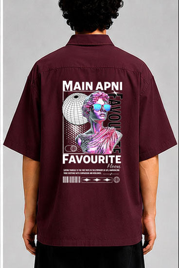Main Apni Favourite Hoon Unisex Oversized Shirt for man & women