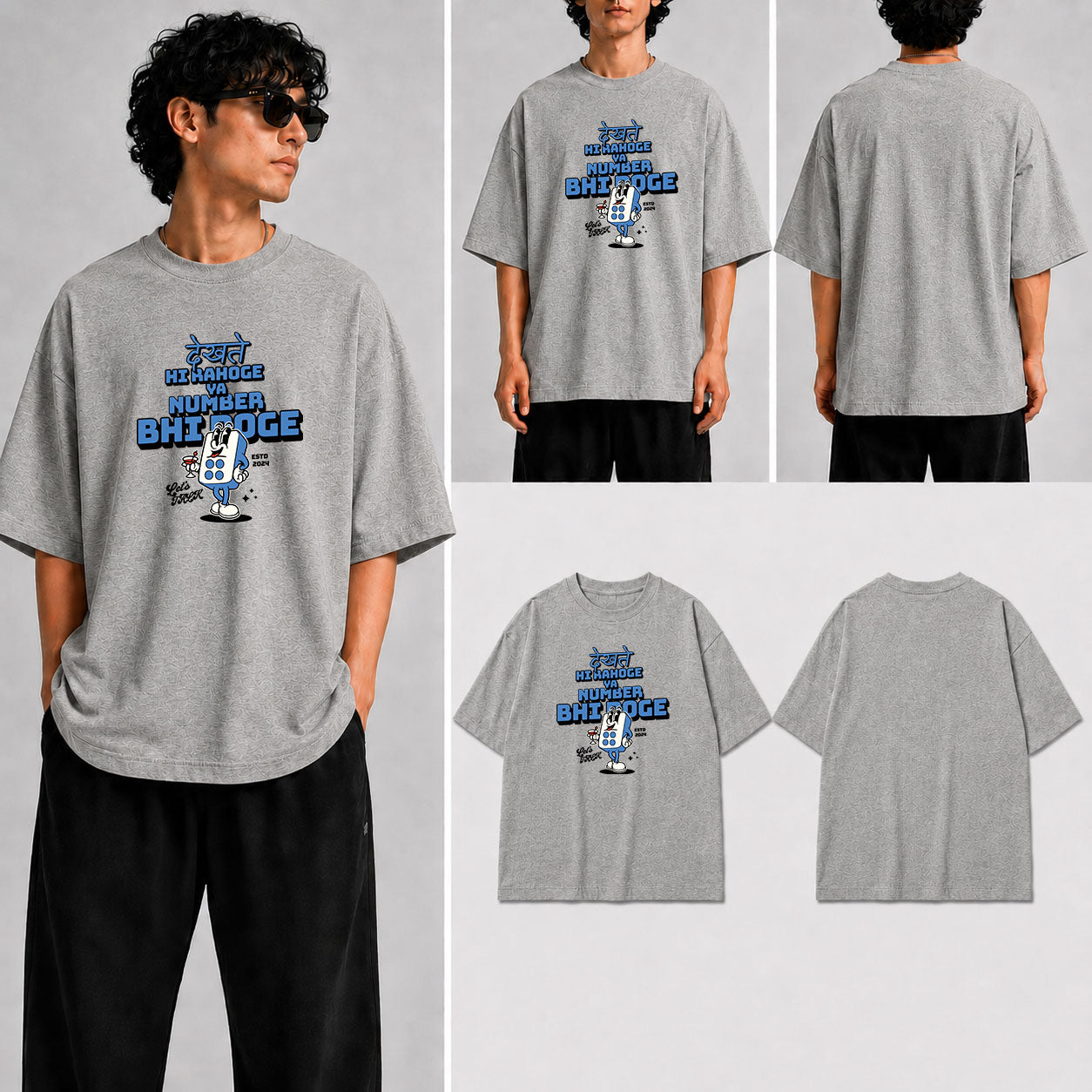 DEKHTE HI RAHOGE Unisex Oversized Standard T-Shirt for man & women