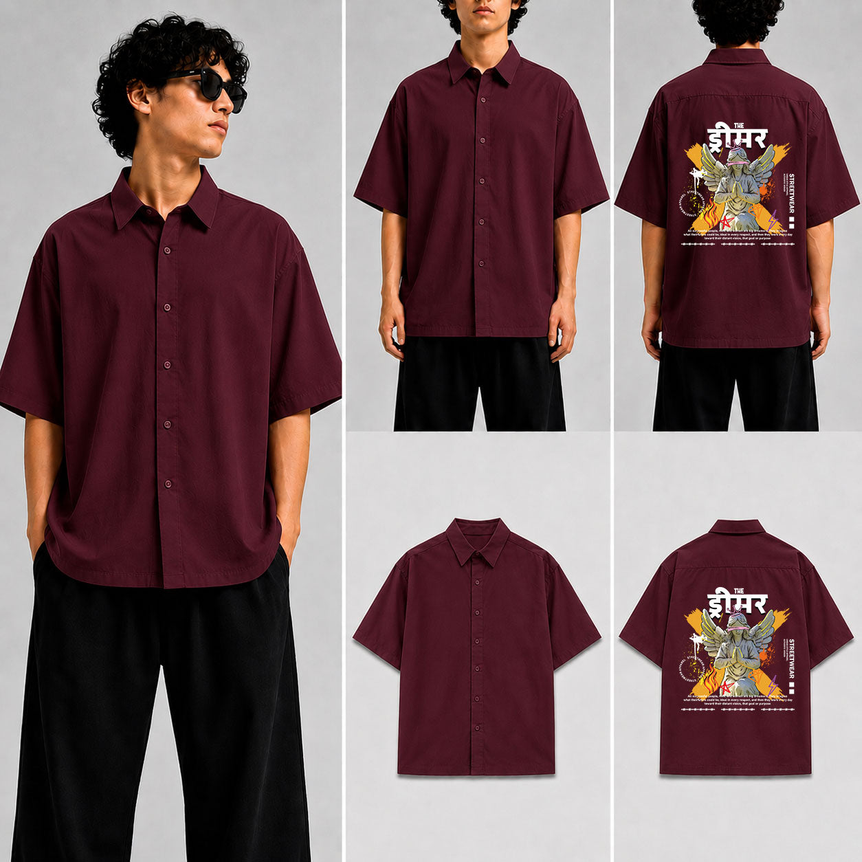 The ड्रीमर Unisex Oversized Shirt for man & women