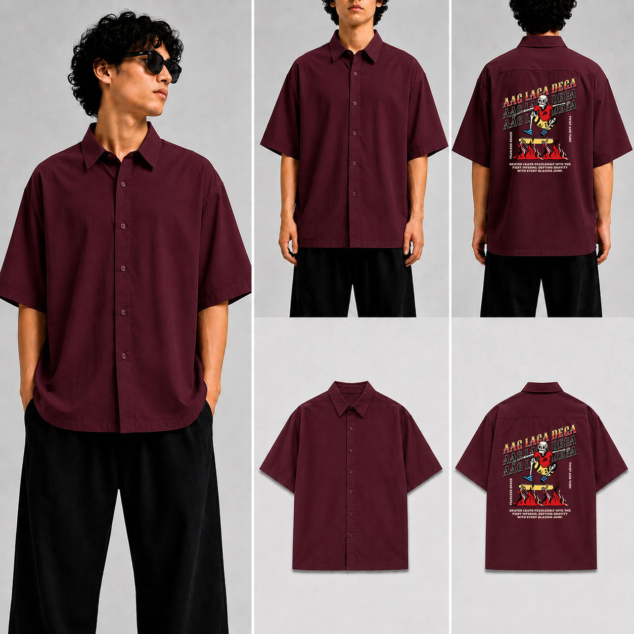 Aag Laga Dega Unisex Oversized Shirt for man & women