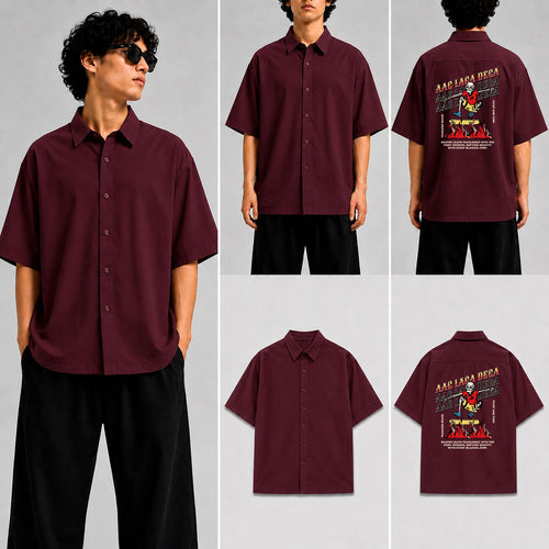 Aag Laga Dega Unisex Oversized Shirt for man & women