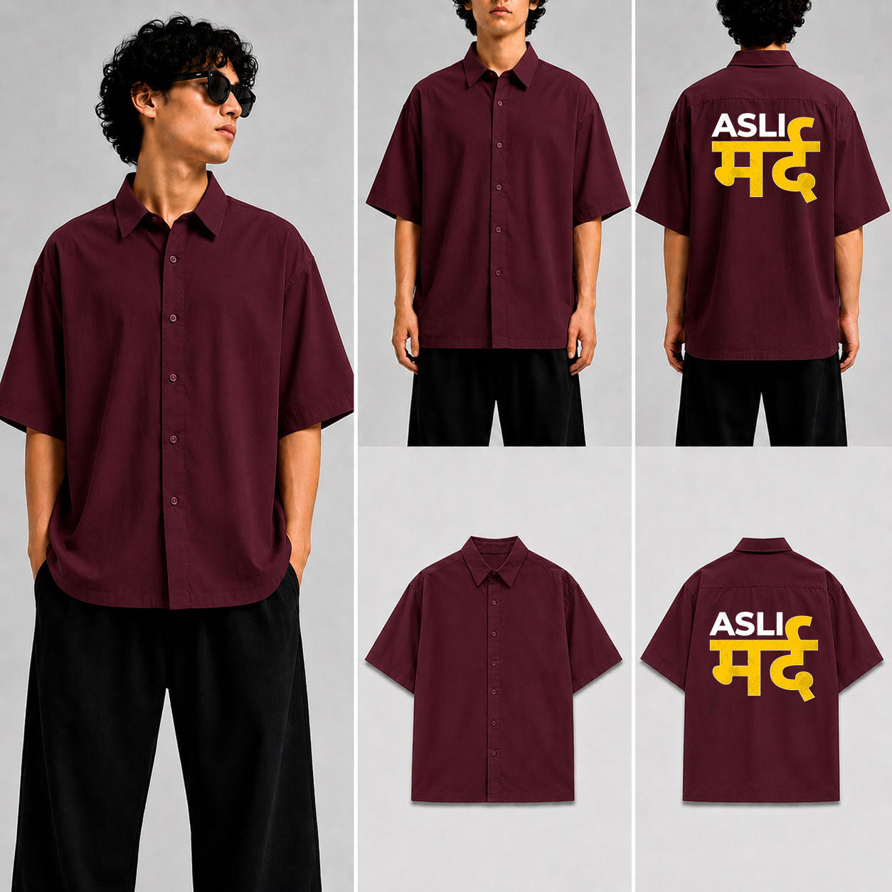 Asli Mard Unisex Oversized Shirt for man & women