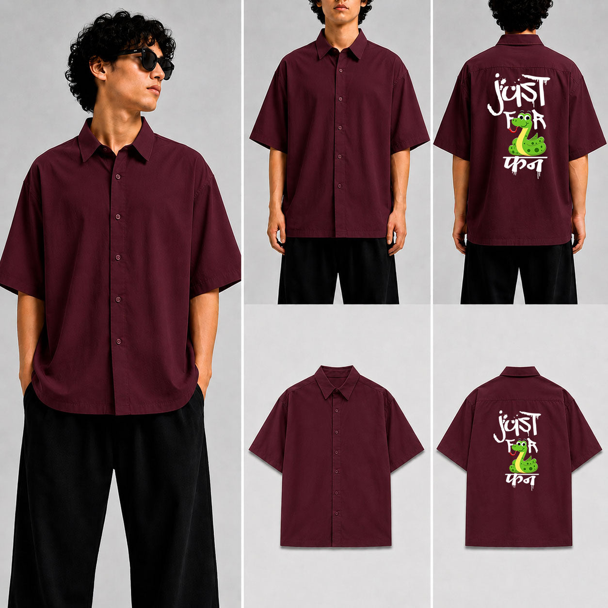 Just for Fun Unisex Oversized Shirt for man & women