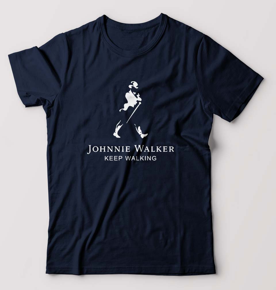 Johnnie Walker Male Round Neck Half Sleeve T-Shirt