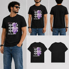 KHOOBSURAT Male Round Neck Half Sleeve T-Shirt