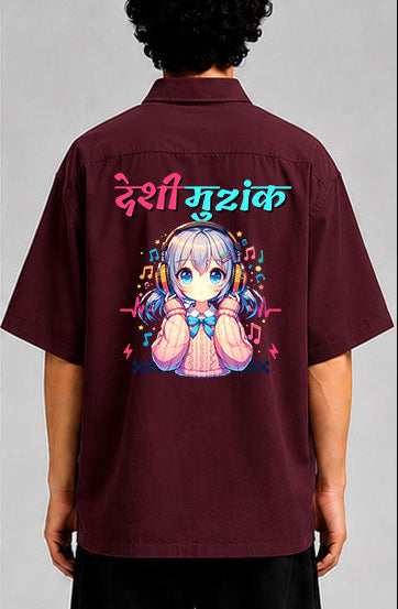DESHI MUZIK Unisex Oversized Shirt for man & women