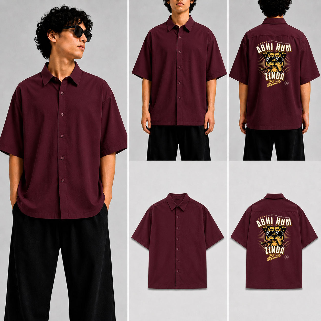 Abhi Hum Zinda Hain Unisex Oversized Shirt for man & women