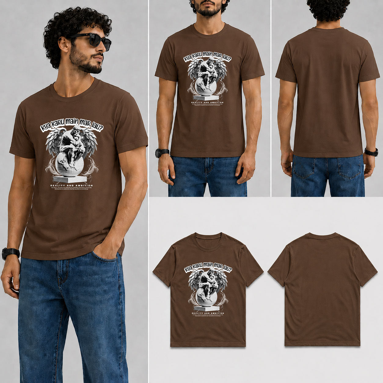 meri koi feelings nahi hai  Male Round Neck Half Sleeve T-Shirt