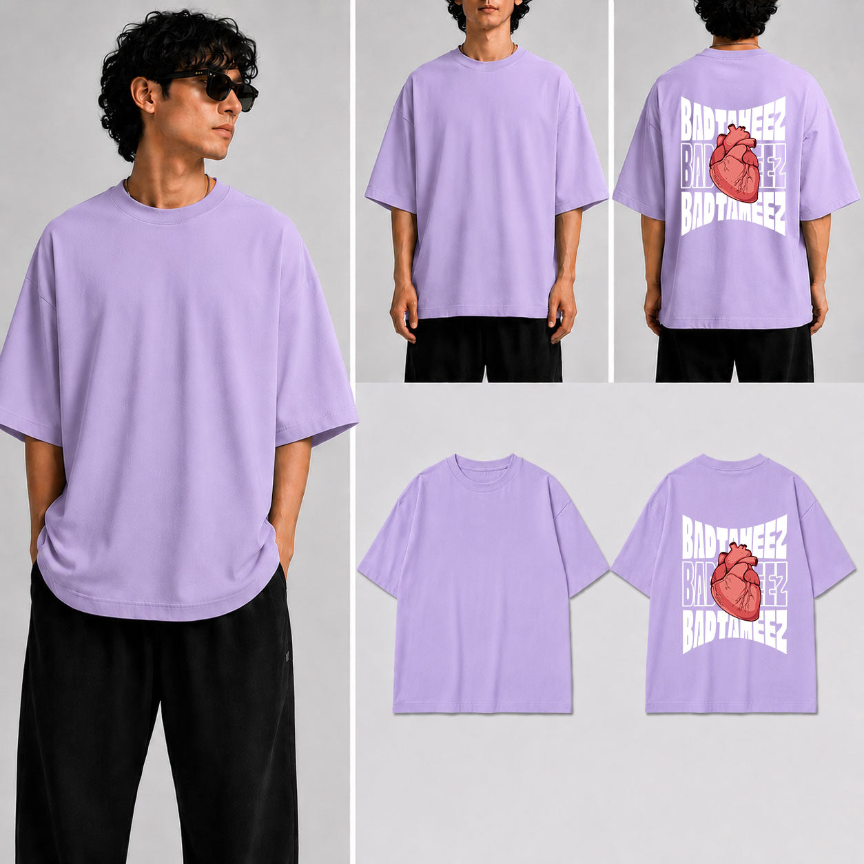 Badtameez Dil Unisex Oversized Standard T-Shirt for man & women