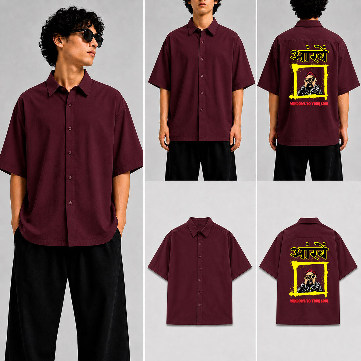 Aankhen Unisex Oversized Shirt for man & women