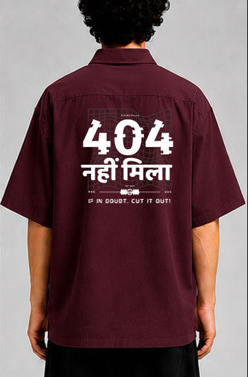 404 Nahi Mila Unisex Oversized Shirt for man & women