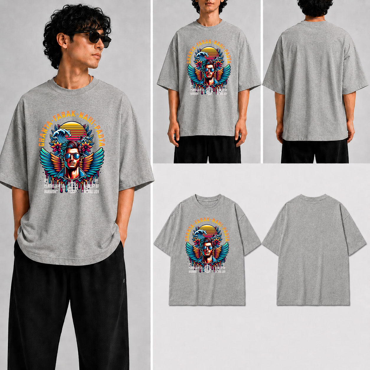 GHANTA FARAK NAHI PADTA Unisex Oversized Standard T-Shirt for man & women