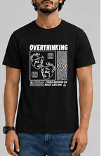 Overthinking Male Round Neck Half Sleeve T-Shirt
