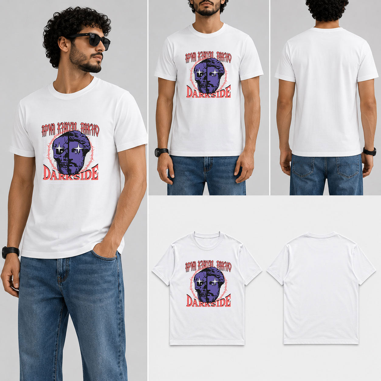 Apna Khayal Rakho Male Round Neck Half Sleeve T-Shirt