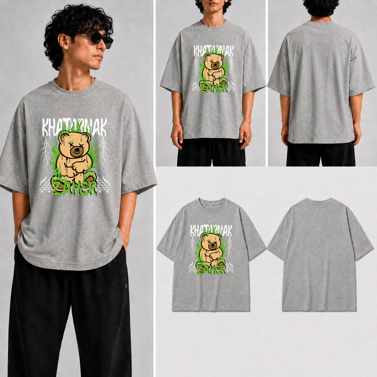 Khatarnak Zaher Unisex Oversized Standard T-Shirt for man & women